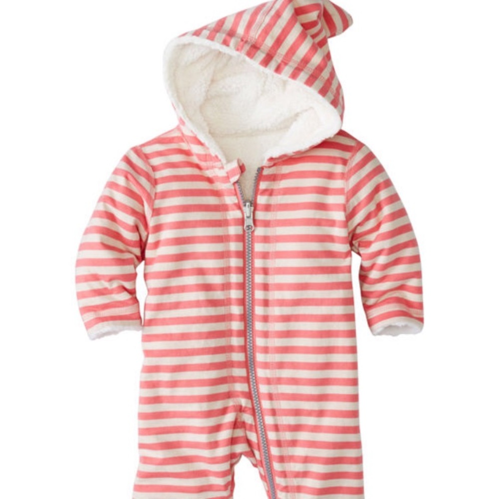 Hanna Andersson Organic Pink/White Bunting